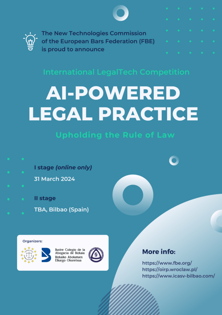 Read more about the article 2024 edition of the International LegalTech Competition